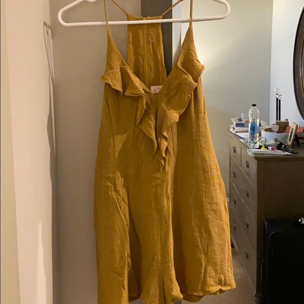 Dark golden romper!!